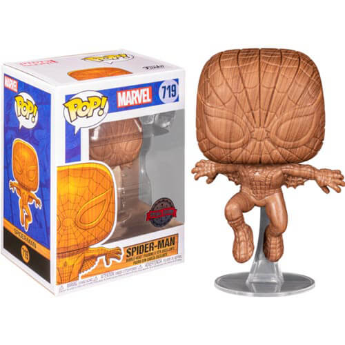 Spider-Man Spider-Man Wood Deco US Exclusive Pop! Vinyl