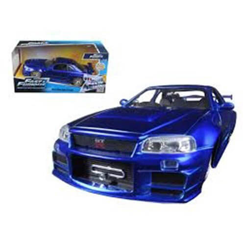 F&F '02 Nissan Skyline GT-R R34 1:24 Scale Hollywood Ride