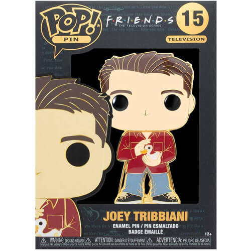 Friends Joey with duckling 4" Pop! Enamel Pin