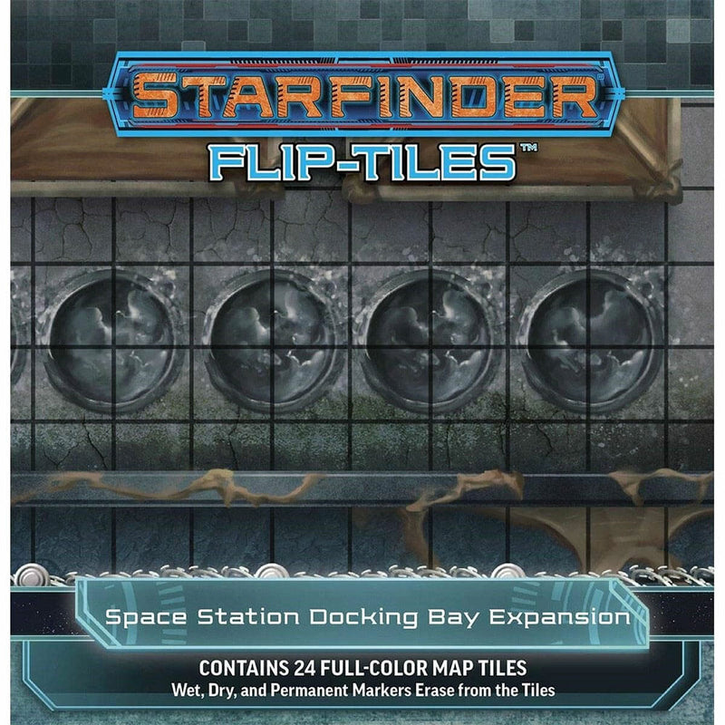 Starfinder RPG Flip Tiles Space Station Docking Bay Exp