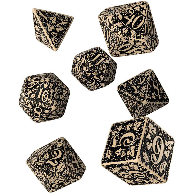 Q Workshop Forest 3D Dice Set of 7