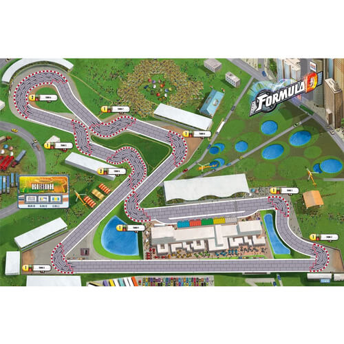 Formula D Track 4 Baltimore Board Game