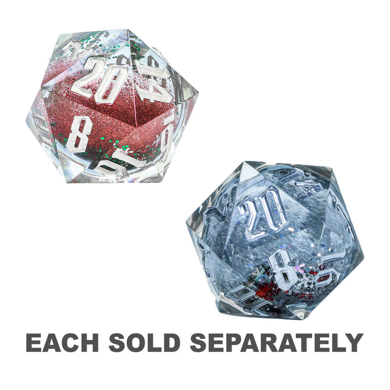 Sirius D20 Snow Globe Dice 54mm