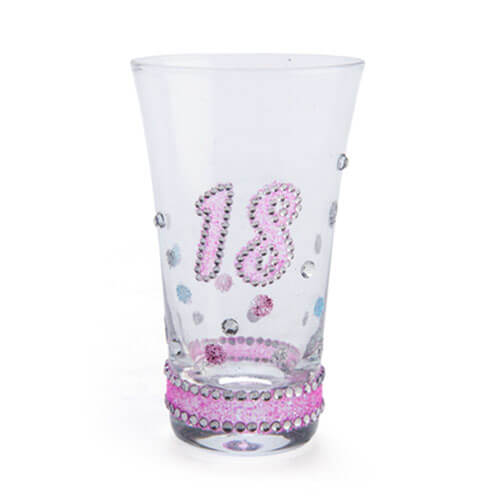 Birthday Sparkle Shot Glass