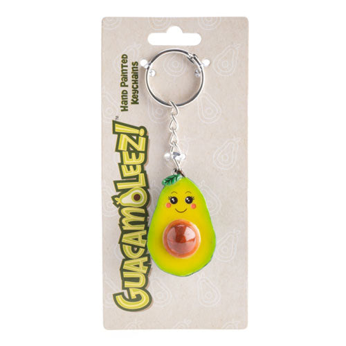 Guacamoleez Hand Painted Avocado Keychain