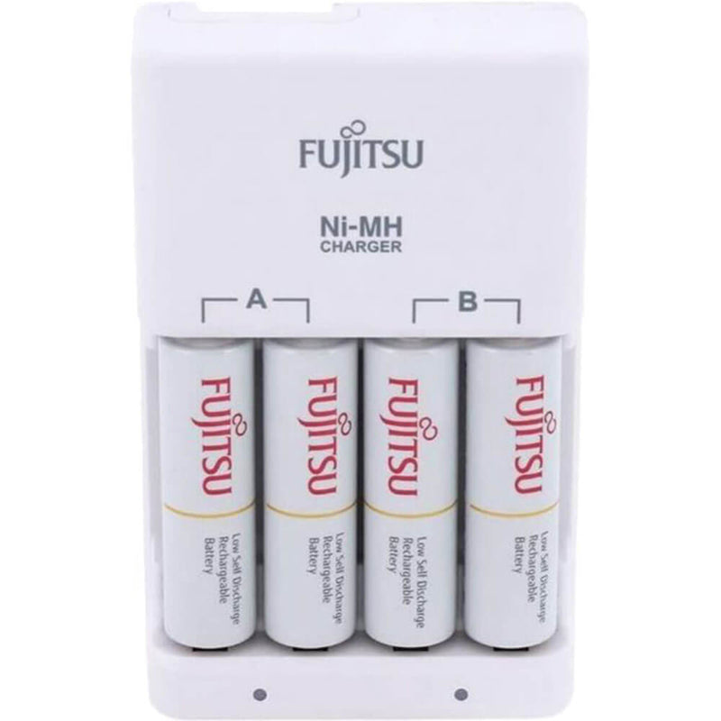 Fujitsu Charger Set with 4pcs 2000mAh AA Ni-MH Battery