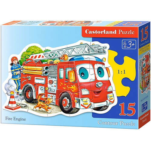 Castorland Fire Engine Jigsaw Puzzle 15pcs