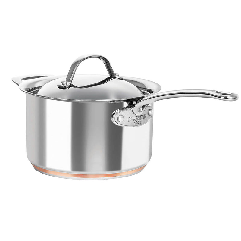 Chasseur Le Cuivre Saucepan with Lid