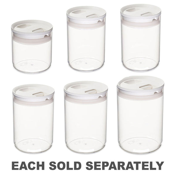 ClickClack Pantry Round Container (White)