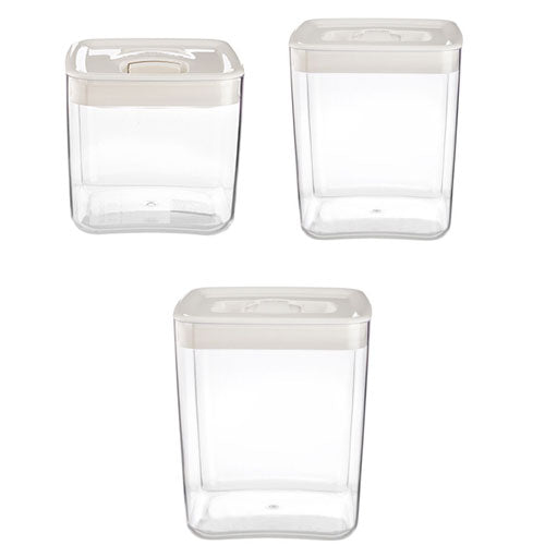 ClickClack Pantry Cube Container (White)