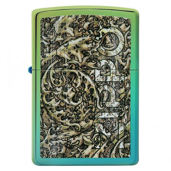 Zippo Colour Logo Teal Lighter