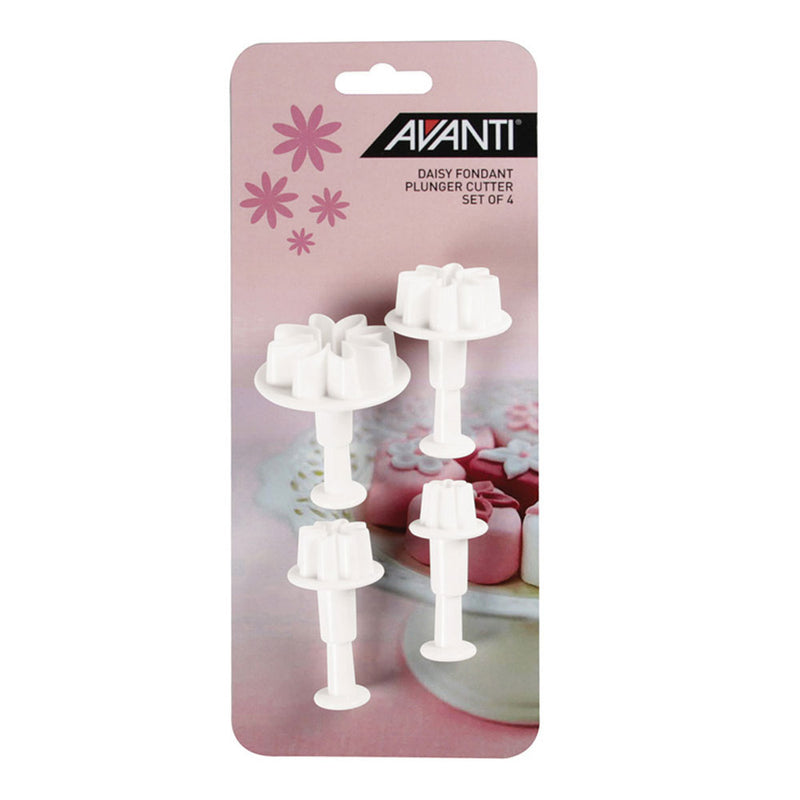 Avanti Fondant Plunger Cut Set (4pcs)