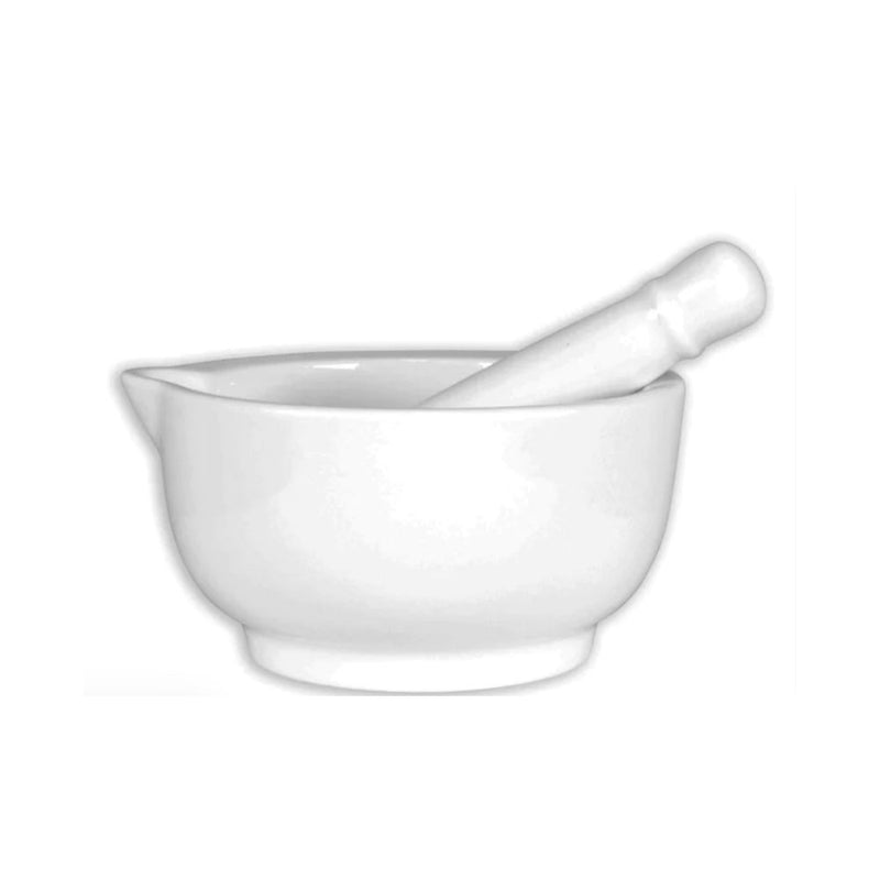 Wilkie New Bone Porcelain Mortar and Pestle