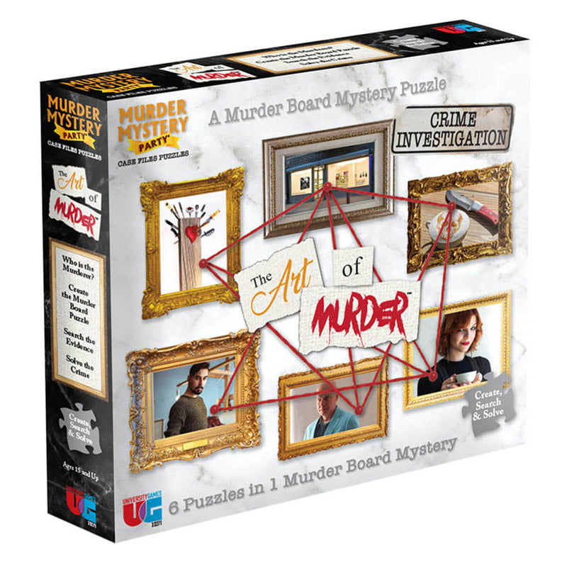 Murder Mystery Party Case File Puzzle