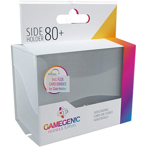 Gamegenic Side Holder Deck Box (Holds 80 Sleeves Clear)