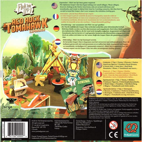 Flick 'Em Up Red Rock Tomahawk Expansion Game