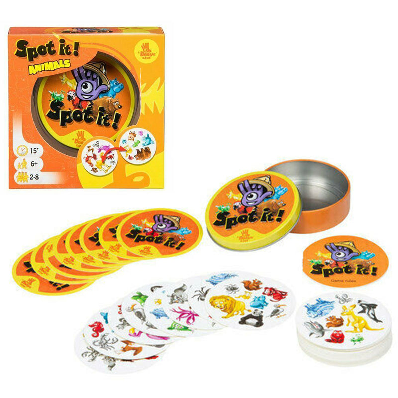 Spot It! Kids Card Game (Animals)