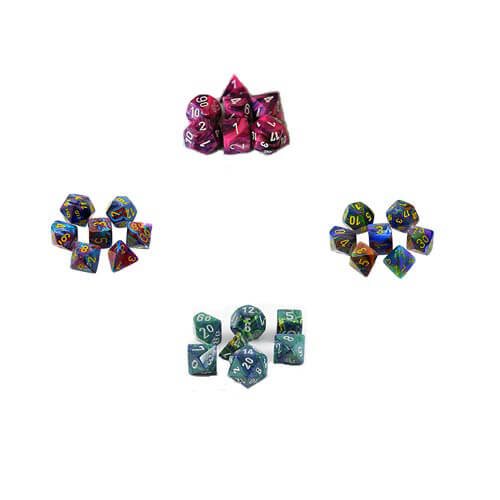 D7 Die Set Dice Festive Polyhedral (7 Dice)