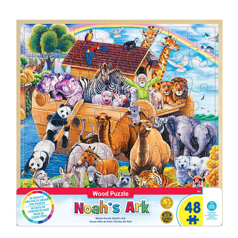 MP Wood Fun Facts Puzzle (48 pcs)