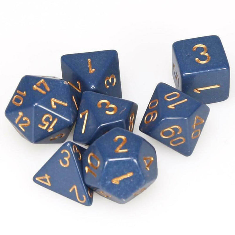 D7 Die Set Dice Opaque Polyh (7 Dice)