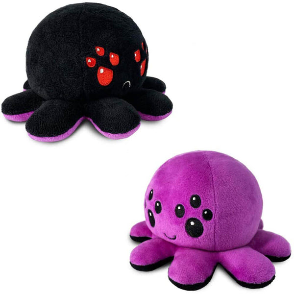 Reversible Spider Plushie (Black/Purple)