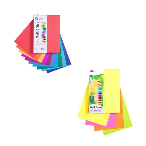 Quill Copy Paper A4 (500pk) Assorted