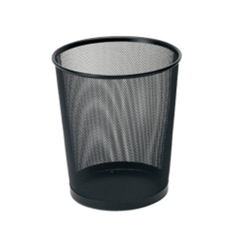 Compass Round Mesh Waste Bin Black (11L)