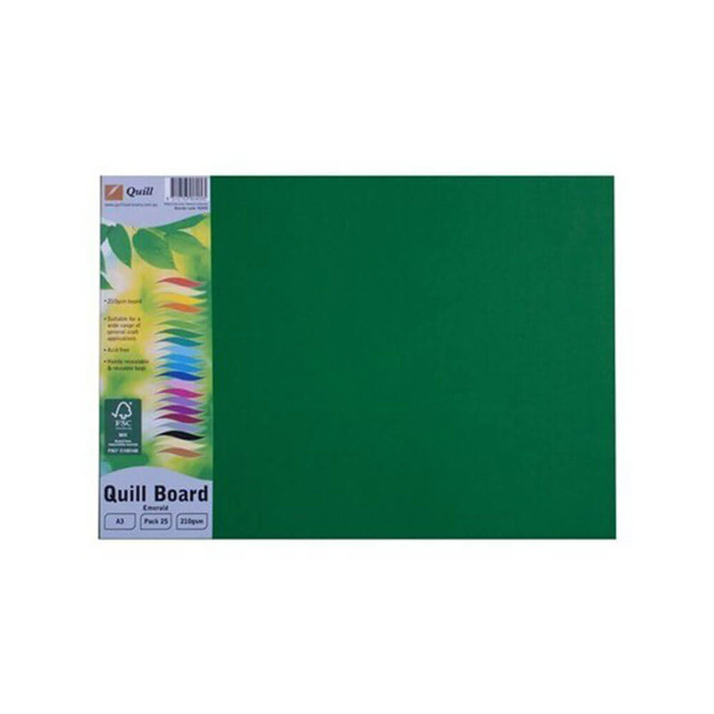 Quill Cardboard A3 210gsm 25pk