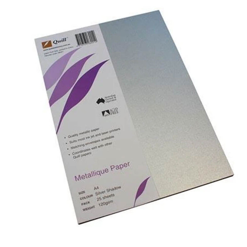 Quill A4 Metallique Paper (25pk)