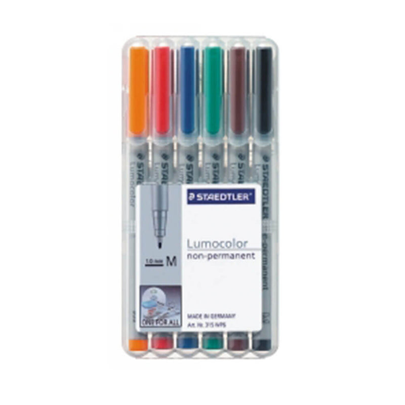 Staedtler Water Soluble Marker Medium Assorted