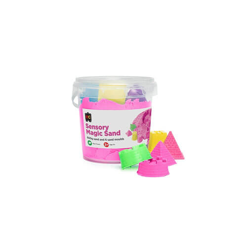 EC Sensory Magic Sand with 6 Moulds 600g