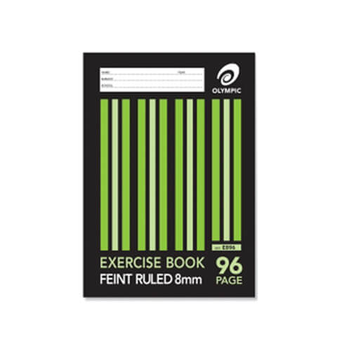 Olympic A4 8mm Ruled Exercise Book (Pack of 10)