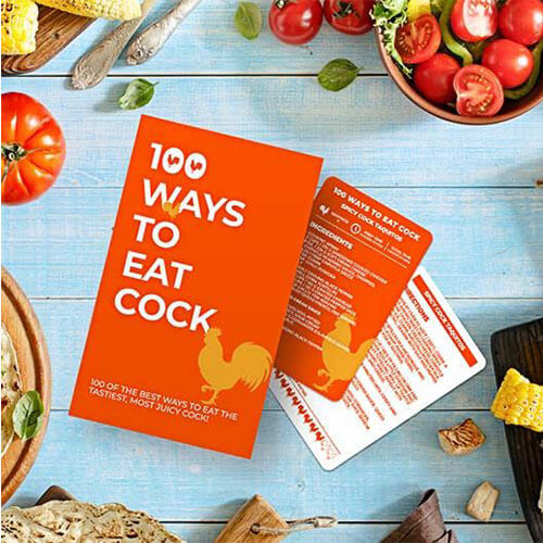 Gift Republic 100 Ways To Eat Cock Card Game